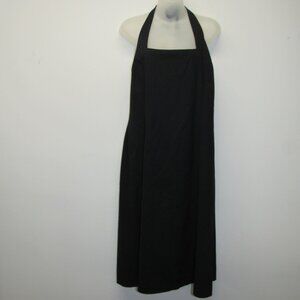 Vtg Y2K WOMYN Made in New York BEYONCE Dress Black Halter Women's sz 14